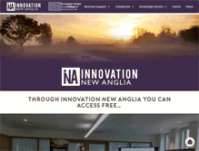 Tablet Screenshot of innovationnewanglia.com